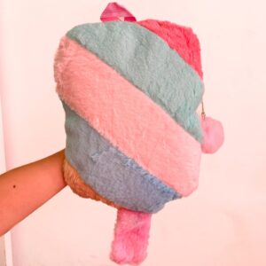 Mochila Fofa Pelúcia Gelatos Docinhos