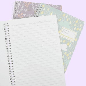 Caderno A5 Espiral Capa Dura Romantic MOMENT 65 fls 14,5x21cm - IMPORTADO - UND