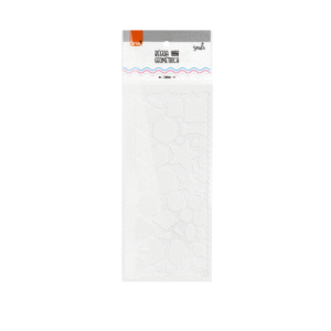 Régua Plástica Geométrica 20 cm BRW - Cx 12 Und