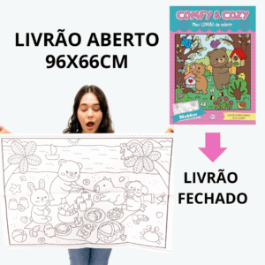 LIVRÃO de Colorir Comfy and Cozy G - CIRANDA - UND