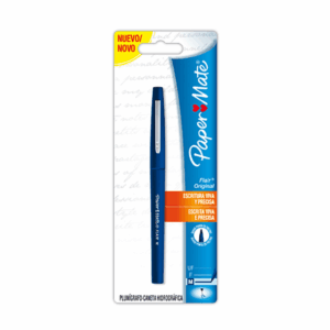 Caneta Flair Média AZUL - PAPER MATE - BLISTER 1 UND