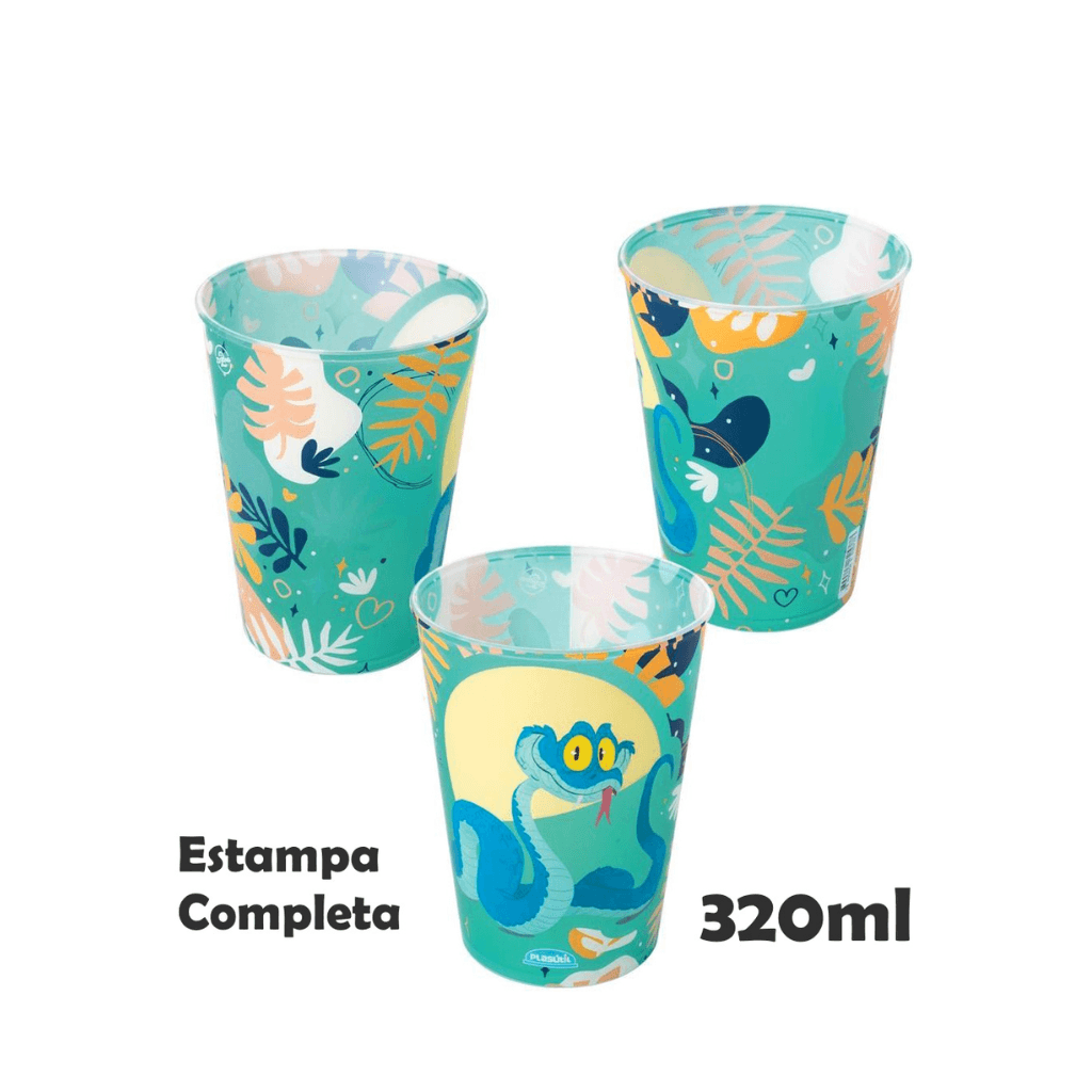 Copo Zootopia Sortido 320ml - PLASÚTIL - UND