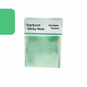 Bloco de Notas Transparente Adesivado 76 x 76mm 50 fls GLITTER - IMPORTADO - UND