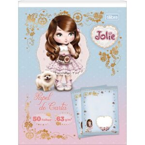 Caderno Colado Papel de Carta 50 fls JOLIE - TILIBRA - UND