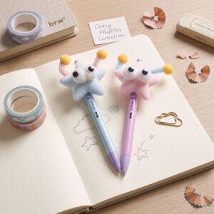 Lapiseira Plástica 0.7mm CRAZY FLUFFLES - BRW - UND