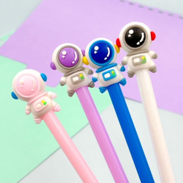 Caneta Fofa Astronauta Space - Pacote 6 und