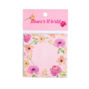 Bloco de Notas Adesivado Floral 85x85mm 50 Fls - SKYPAPER - UND