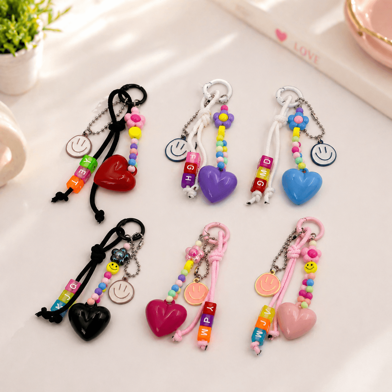 Chaveiro Tendência Charm Cute Smile - IMPORTADO - UND