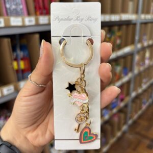 Chaveiro Tendência Charm Coração - IMPORTADO - UND