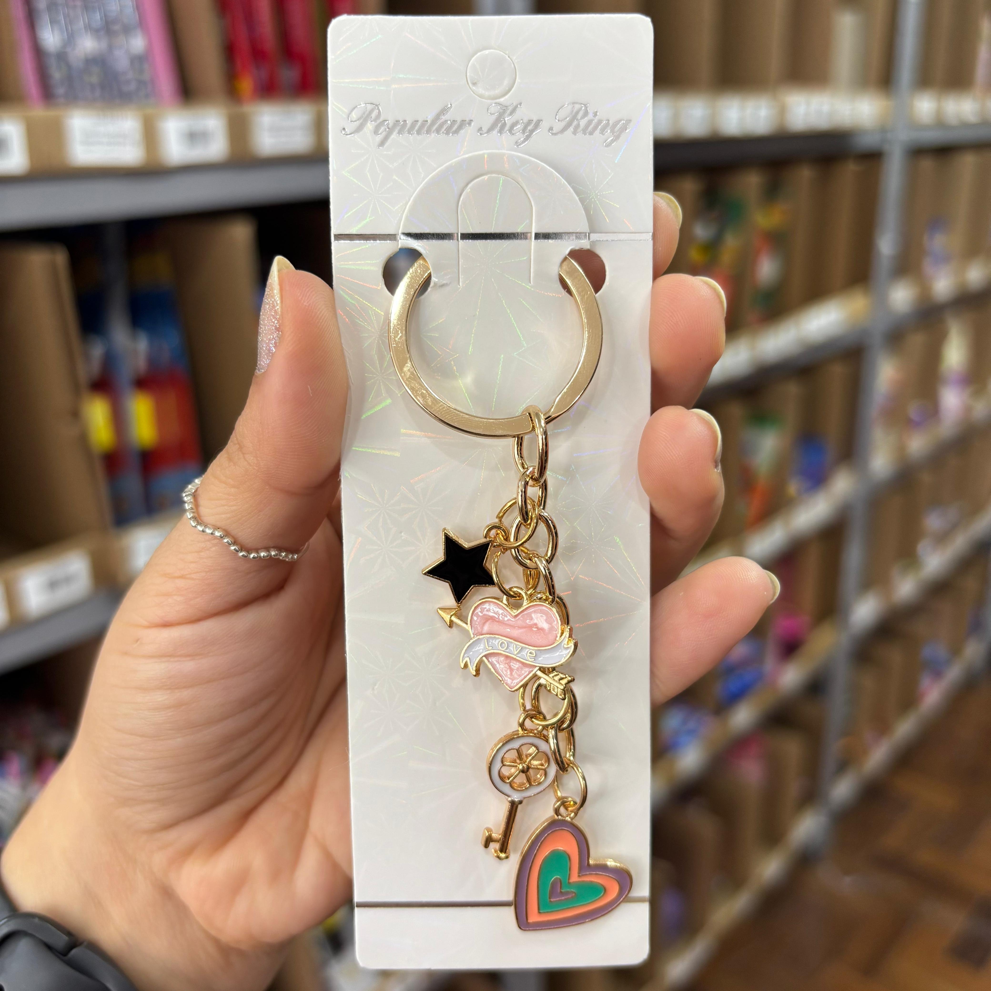 Chaveiro Tendência Charm Coração - IMPORTADO - UND