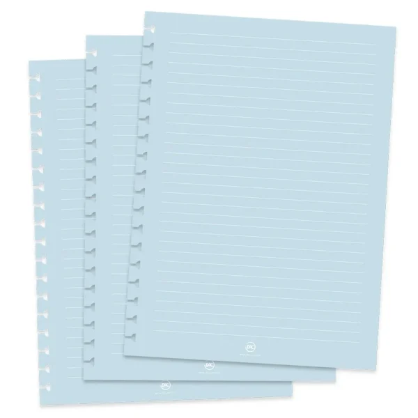 Refil Folhas Reposicionável Caderno Smart Colegial AZUL - DAC