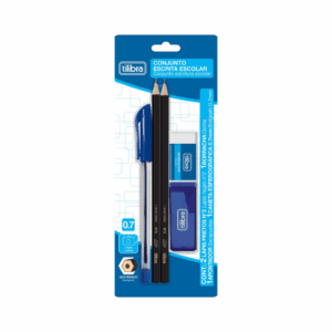 Kit Escrita Escolar Basic 4 Peças Tilibra
