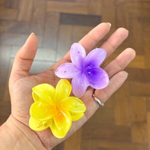 Presilha Piranha Flor 6 cm - IMPORTADO - UND