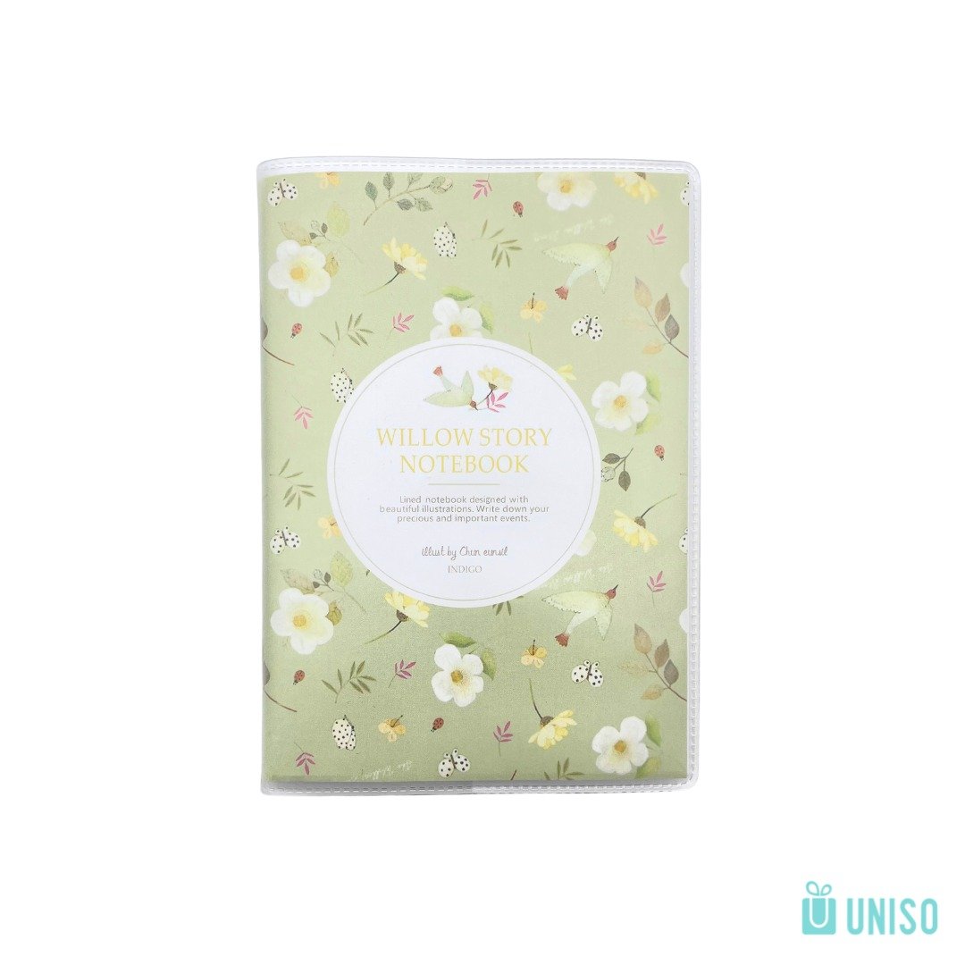 Caderno A6 Capa Protetora FLOR 9,5x13,4cm - UNISO - UND