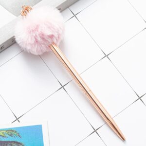 Caneta Metálica Luxo Pompom Coroa