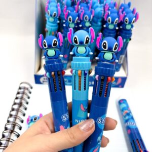 Caneta 10 Cores Stitch