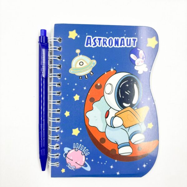 Mini Caderno Astronauta c/ Caneta