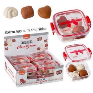 Borracha Choco Dream c/ Cheiro - BRW - DISPLAY c/ 8 POTES