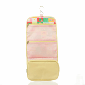 Necessaire c/ Gancho Bege DIVERTIDA 18x25x3cm - FLORIE - UND