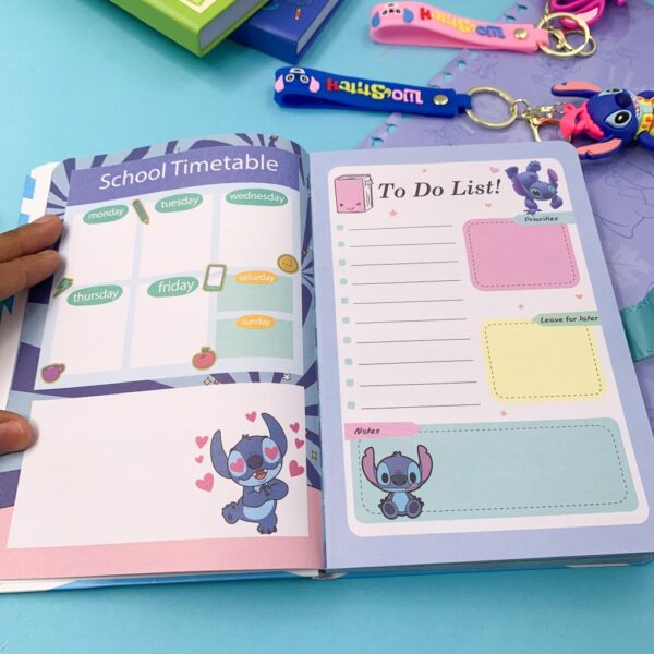 Planner Luxo Decorado STITCH - UND