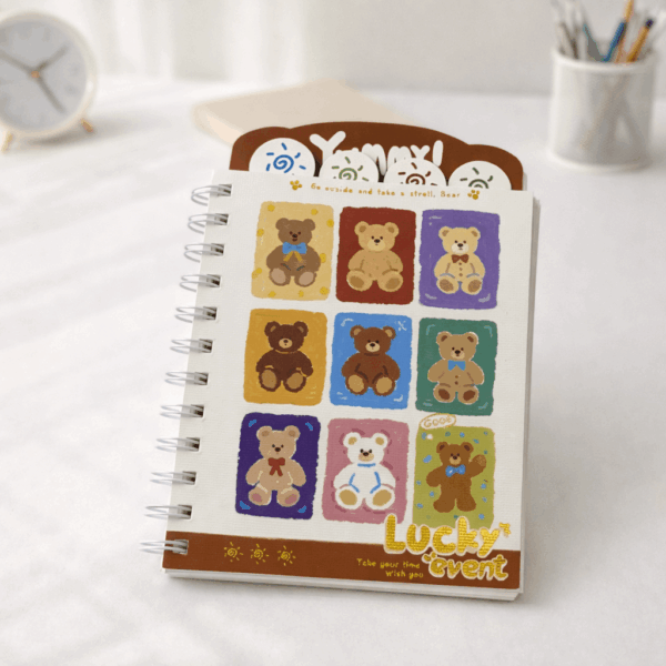 Caderno Pautado Espiral Bichinhos Fofos - IMPORTADO - UND