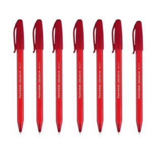 Caneta Kilométrica 100 Ponta Fina 0.7mm Vermelha Papermate - Cx 50 Und