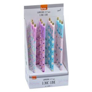Lapiseira Plástica 0.7mm Shine Long Line - BRW - CX 12 UND