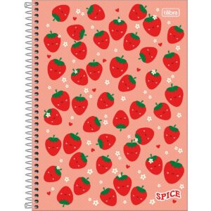 Caderno Espiral Capa Dura Universitário 1 Matéria Spice Feminino Tilibra