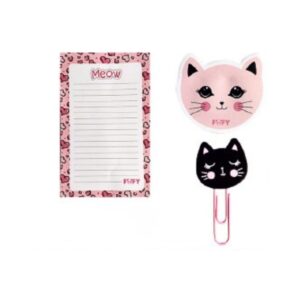 KIT de Anotações GATINHOS 5 Peças - FOFY - UND