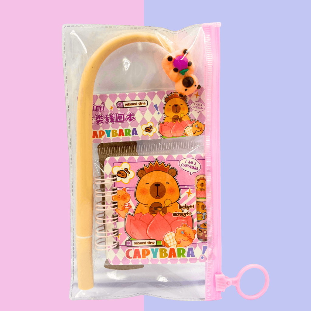 Kit Papelaria CAPIVARA FOFA - UND