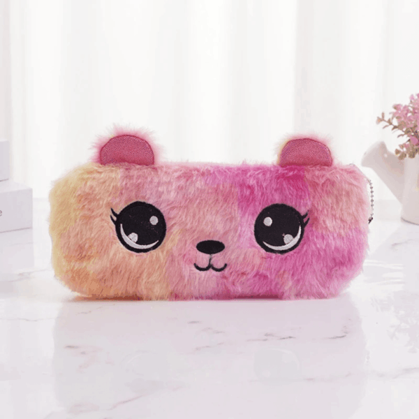 Estojo Fofo Pelúcia Gatinhos