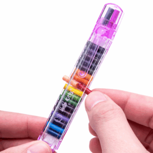 Giz de Cera Caneta Troca Ponta Hello Kitty Leo e Leo - Blister 20 Cores