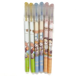 Caneta apagável Estampada Menininhas - Cx 6 Und