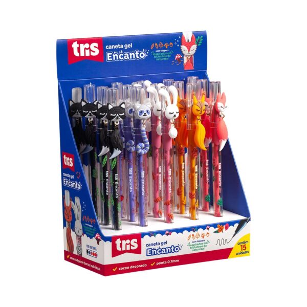 Caneta Gel 0.7mm Encanto TRIS