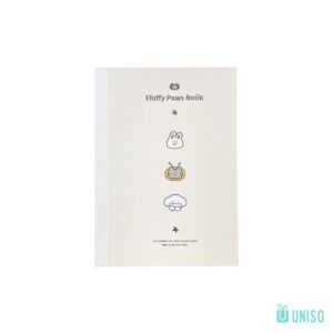 Caderno A6 Brochura Pautado Fluffy Paws 10,5x14,7cm - UNISO - UND