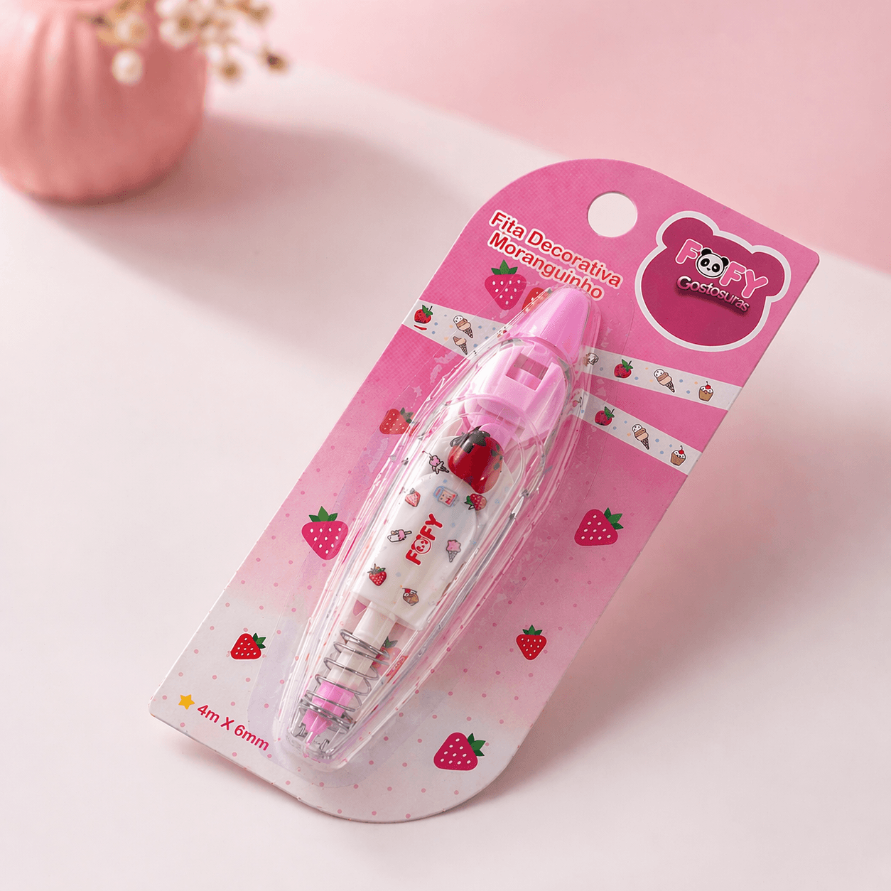 Fita Decorativa Moranguinho - FOFY - BLISTER