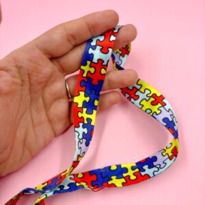 Cordão Estampado Autismo s/ Engate - 1 Und