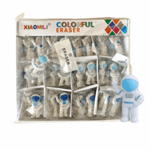 Borracha 3D Colorful Astronauta - Cx 48 Und