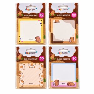 Bloco de Notas Adesivado CAPIVARA 50 Fls - SKYPAPER - UND