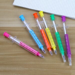 Caneta Fofa Seringa - PACOTE 6 UND