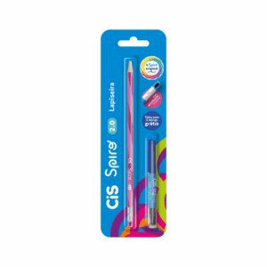 Lapiseira SPIRO 2.0 mm + Grafite - CIS - BLISTER