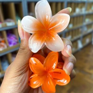 Presilha Piranha Flor 6 cm - IMPORTADO - UND