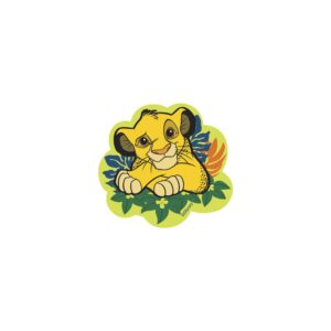 Borracha Decorada Rei Leão Leo e Leo - Blister 1 Und