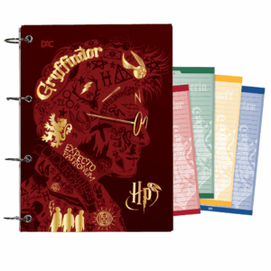 Fichário Universitário Argolado Harry Potter 80 fls - DAC