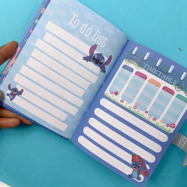 Kit Presenteável Premium Planner Luxo + Caneta STITCH - UND