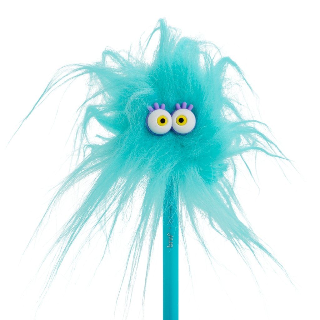 Caneta Esferográfica Gel Apagável 0,7 mm Cabeluda Crazy Fluffles - BRW - CX 12UND