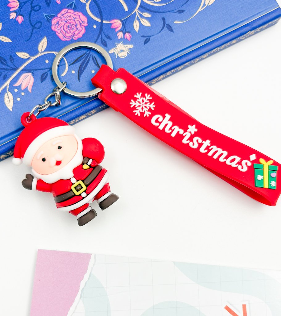 Chaveiro Emborrachado PAPAI NOEL - IMPORTADO - UND