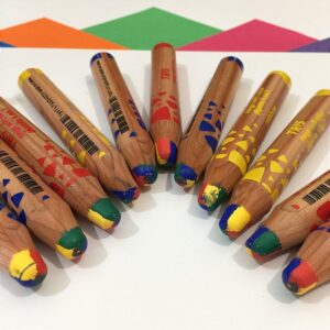 Lápis de Cor Super Jumbo Raibow 4 em 1 Tris