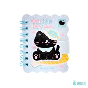 Mini Caderneta Candy Gato 6,5x8cm - UNISO - UND