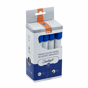 Marcador Quadro Branco Dashlight Azul - BRW - UND